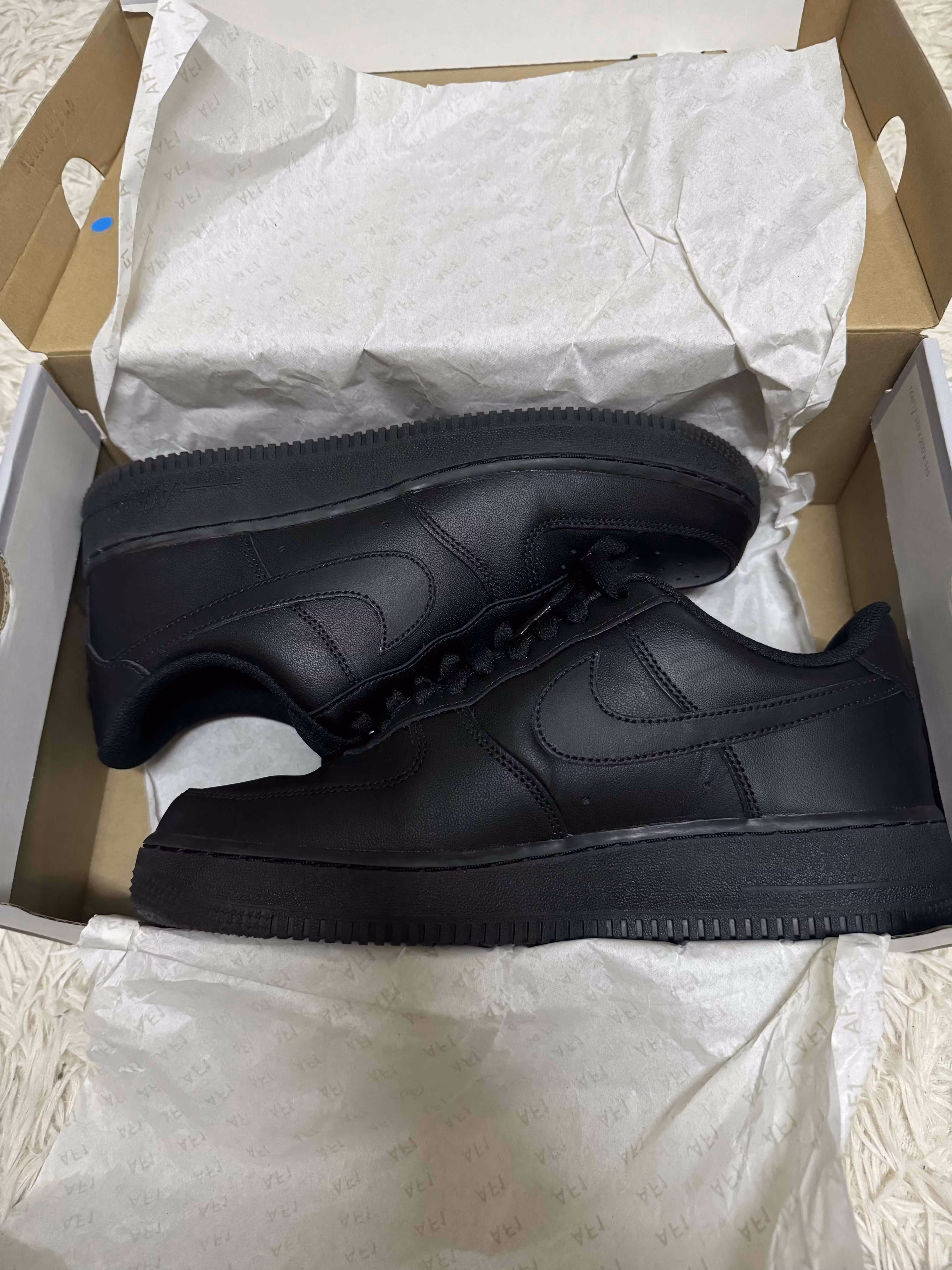 Nike Air Force 1 '07 Black/Black 315122-001/CW2288-001 Nike Air Force 1 '07 Black/Black 315122-001/CW2288-001